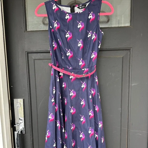 white christmas dresses Girls Dress Unicorn Rainbow Summer Sundress – Sunny Fashion main image 1